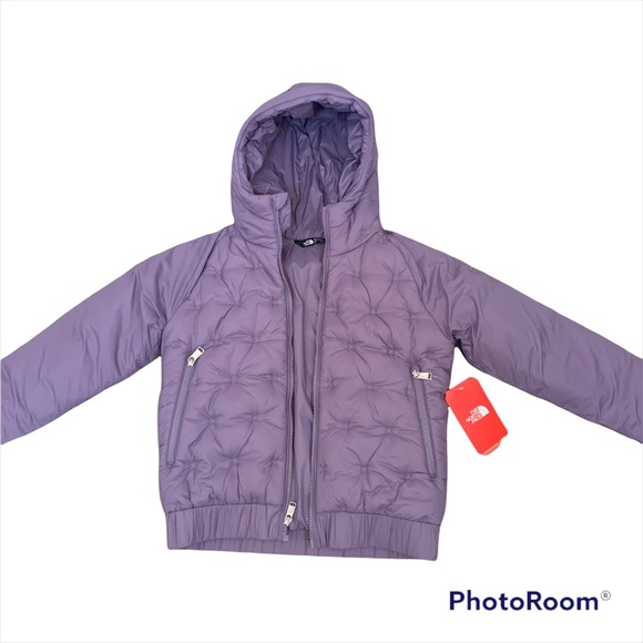 NEW! North Face purple sage Mashup quilted nylon jacket Large 14 / 16 - Picture 2 of 6